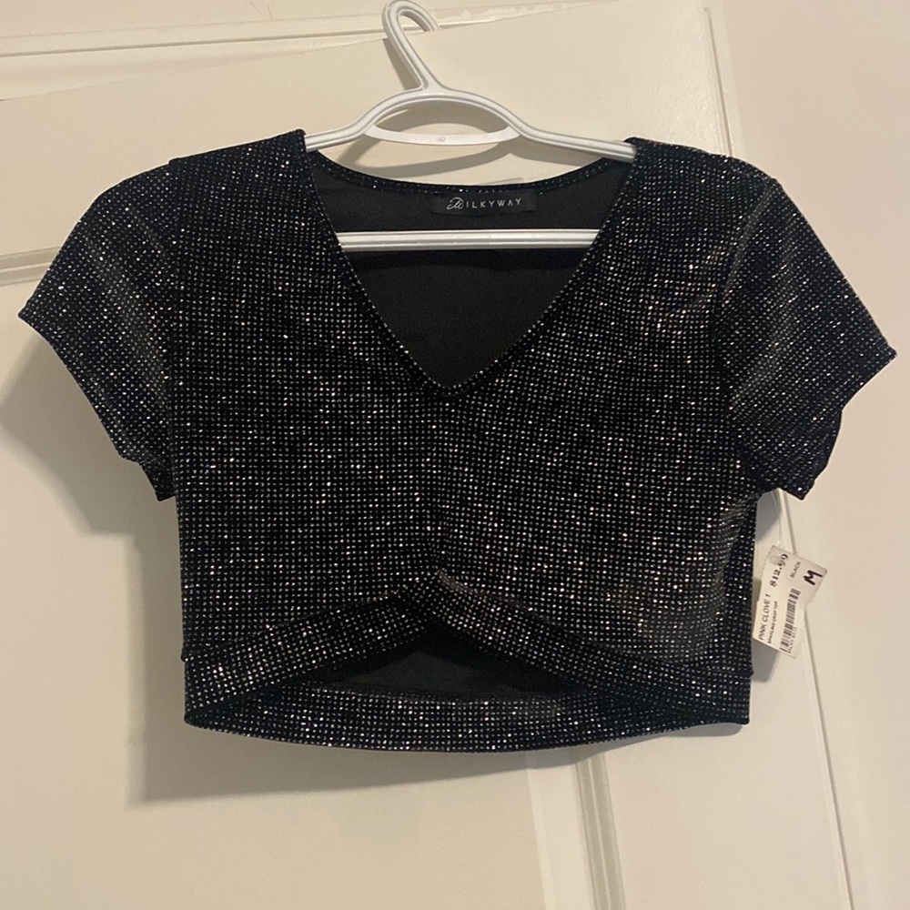 Shine bright like a diamond crop top